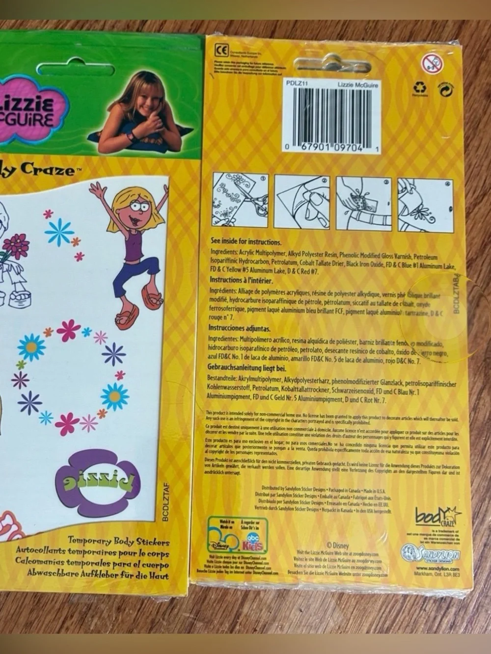 Nip - Lizzie mcguire body art